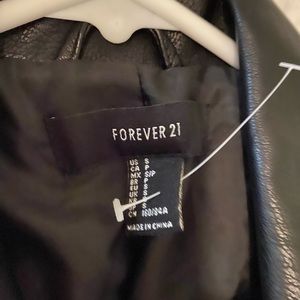 Forever 21 pleather jacket.